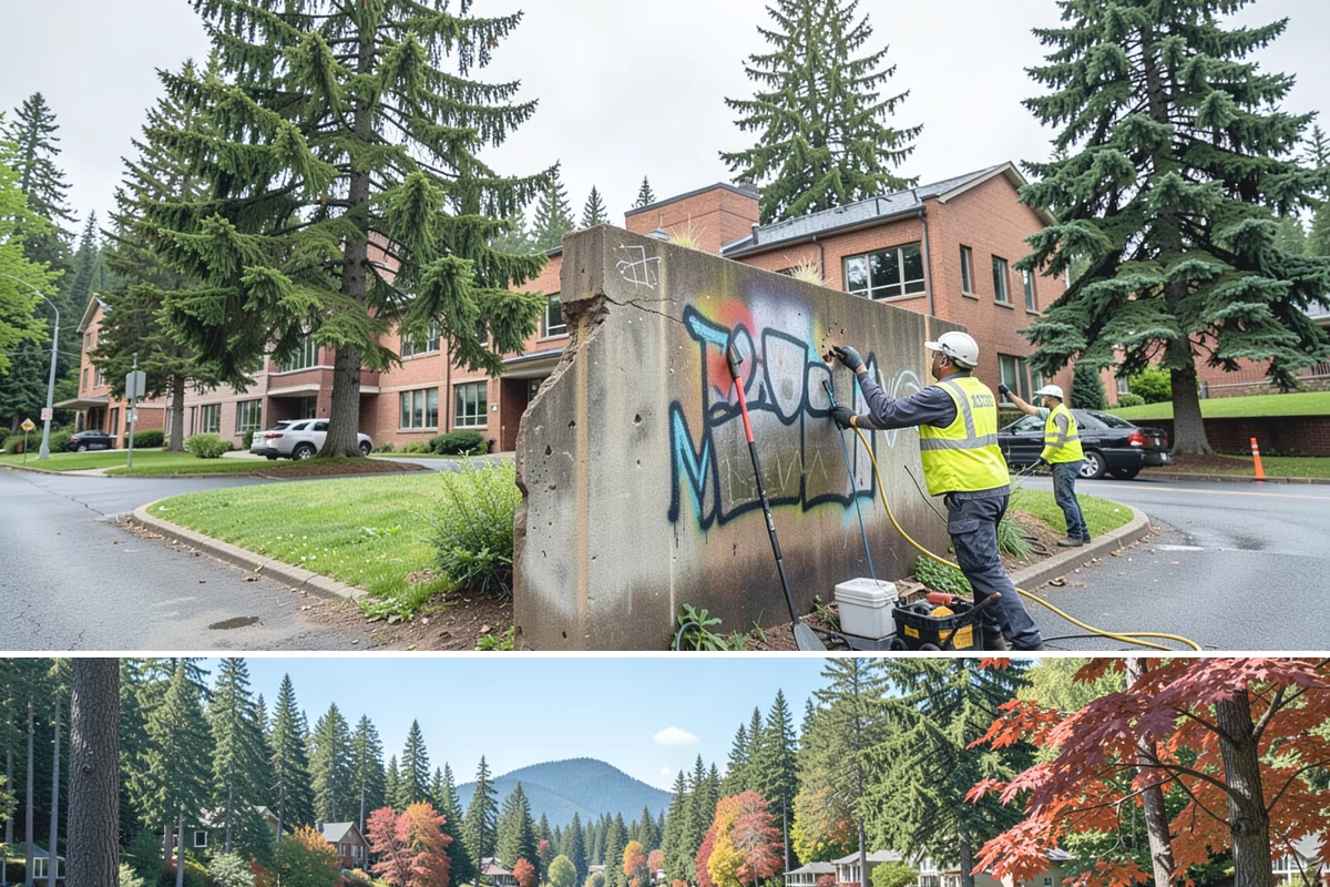 Aerial Lift Services in Covington, King County, WA - Elevated tree and lighting work is scheduled around wind conditions, which limit safe lift operation during storms.