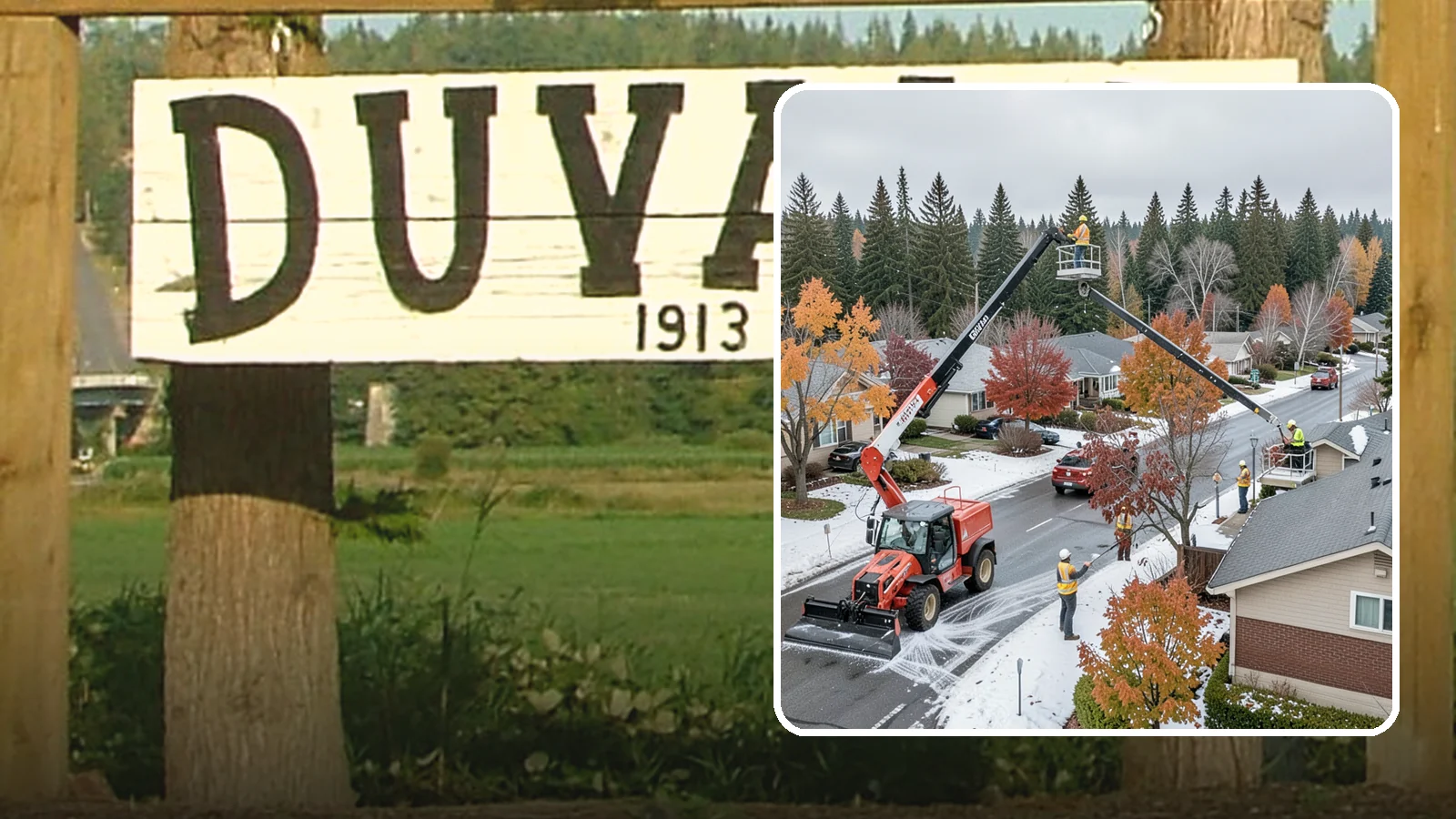 Aerial Lift Services in Duvall, King County, WA - Certified bucket-truck and aerial lift crews for elevated work on trees, lights, and structures.
