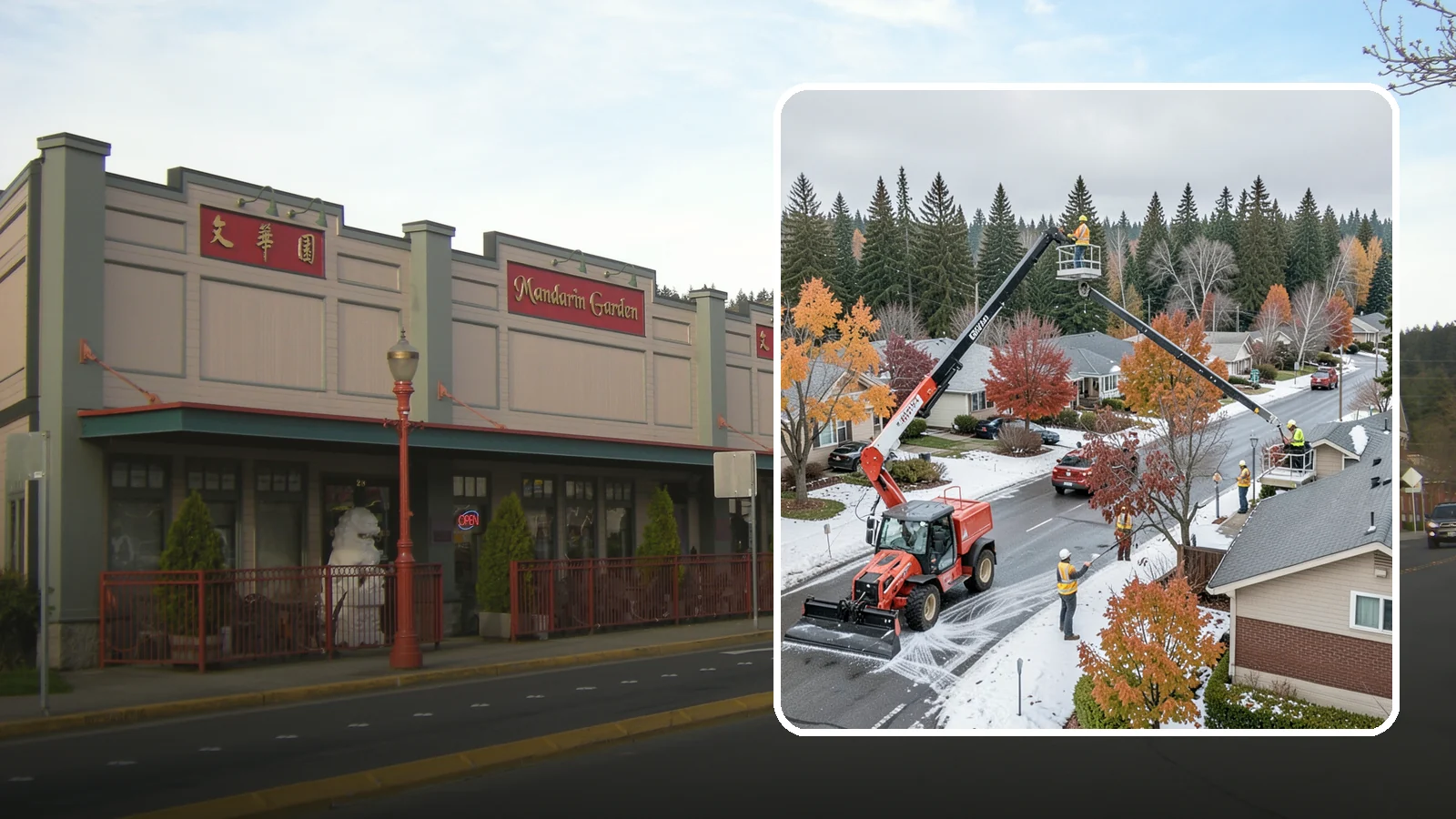 Aerial Lift Services in Issaquah, King County, WA - Certified bucket-truck and aerial lift crews for elevated work on trees, lights, and structures.