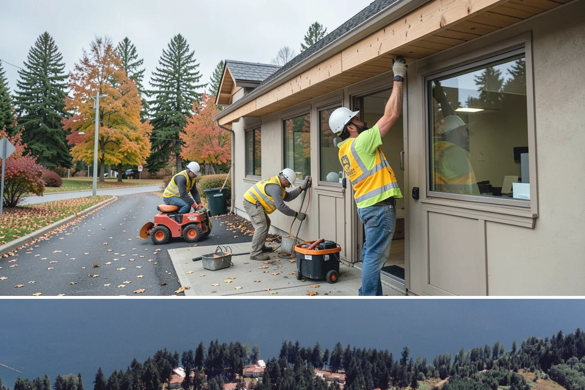 Aerial Lift Services in Lakewood, Pierce County, WA - Elevated tree and lighting work is scheduled around wind conditions, which limit safe lift operation during storms.