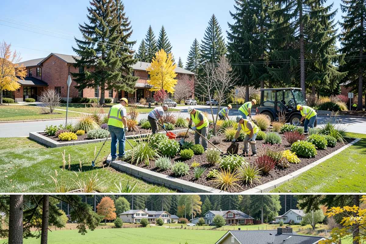 Aerial Lift Services in Lyman, Skagit County, WA - Elevated tree and lighting work is scheduled around wind conditions, which limit safe lift operation during storms.
