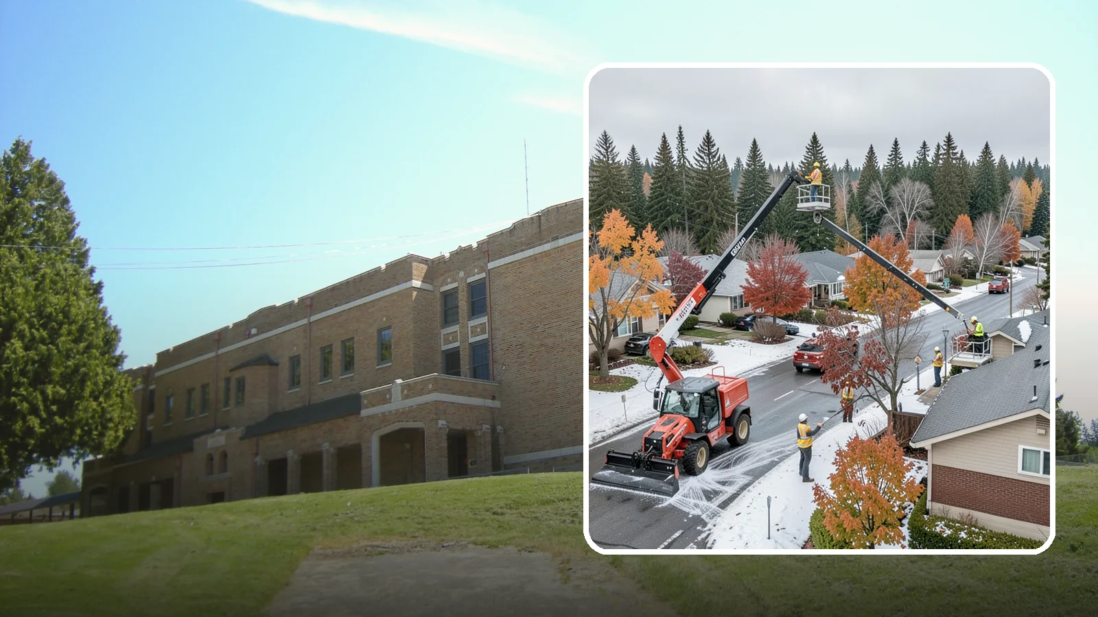 Aerial Lift Services in Maple Valley, King County, WA - Certified bucket-truck and aerial lift crews for elevated work on trees, lights, and structures.