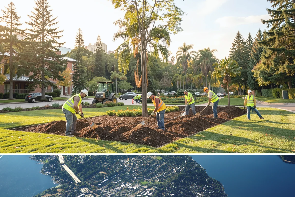 Aerial Lift Services in Mercer Island, King County, WA - Elevated tree and lighting work is scheduled around wind conditions, which limit safe lift operation during storms.