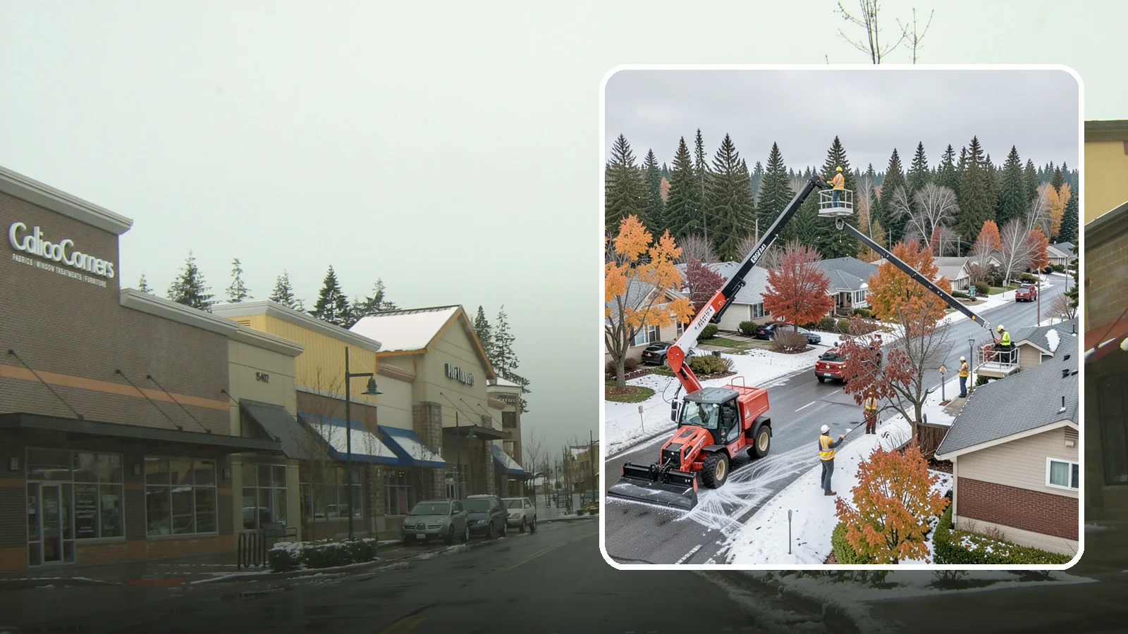 Aerial Lift Services in Mill Creek, Snohomish County, WA - Certified bucket-truck and aerial lift crews for elevated work on trees, lights, and structures.