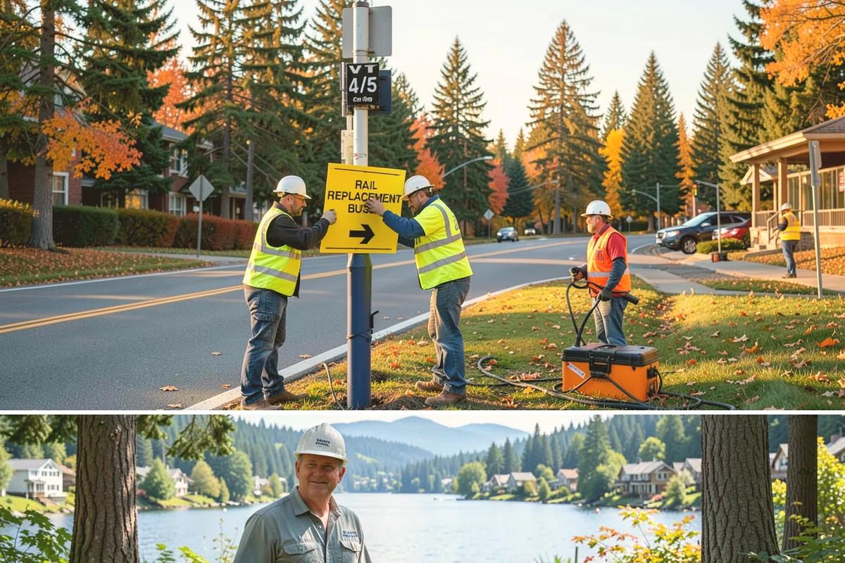 Aerial Lift Services in Milton, King County, WA - Elevated tree and lighting work is scheduled around wind conditions, which limit safe lift operation during storms.