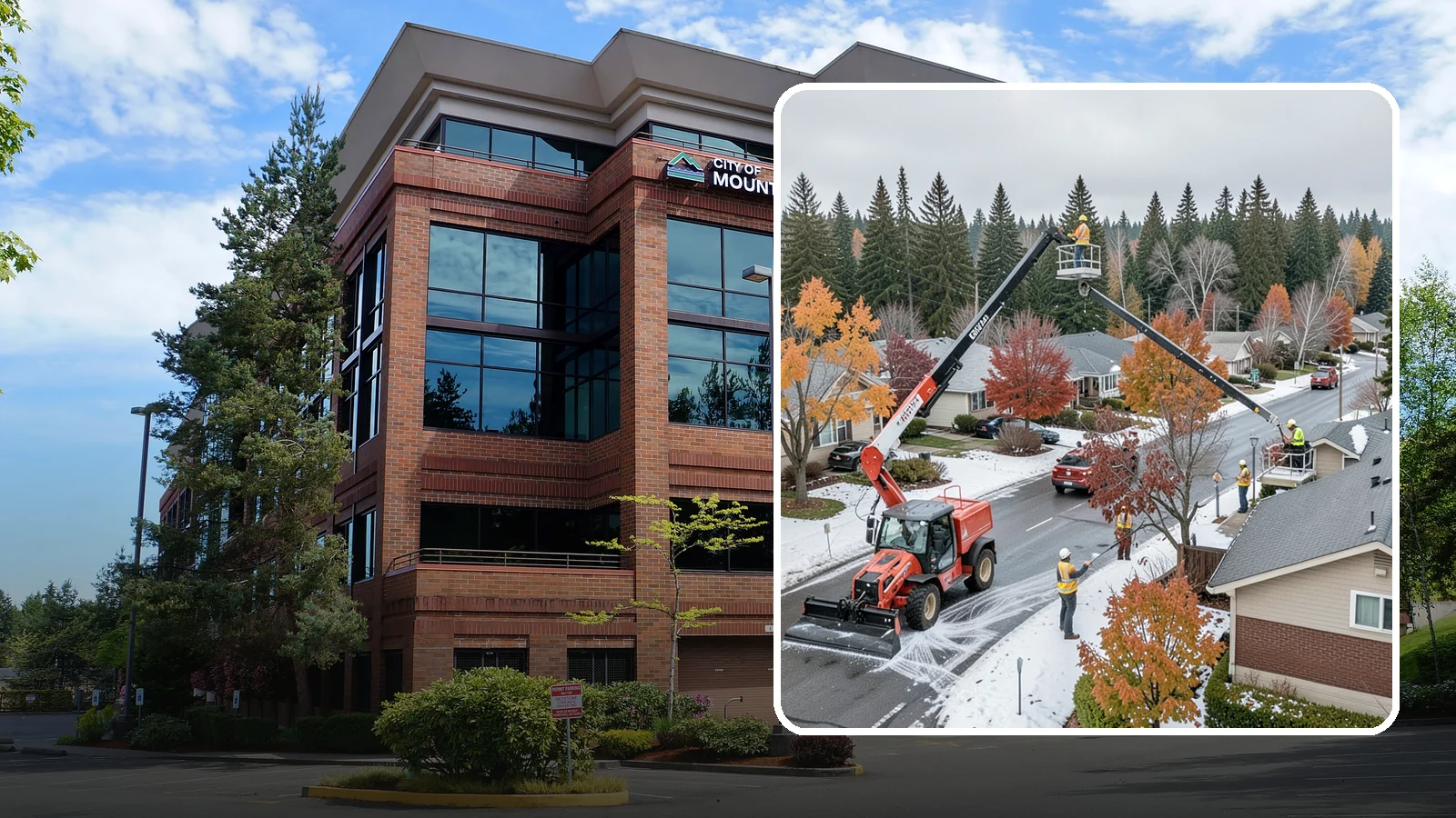 Aerial Lift Services in Mountlake Terrace, Snohomish County, WA - Certified bucket-truck and aerial lift crews for elevated work on trees, lights, and structures.