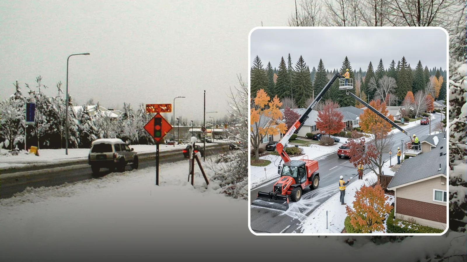 Aerial Lift Services in Newcastle, King County, WA - Certified bucket-truck and aerial lift crews for elevated work on trees, lights, and structures.