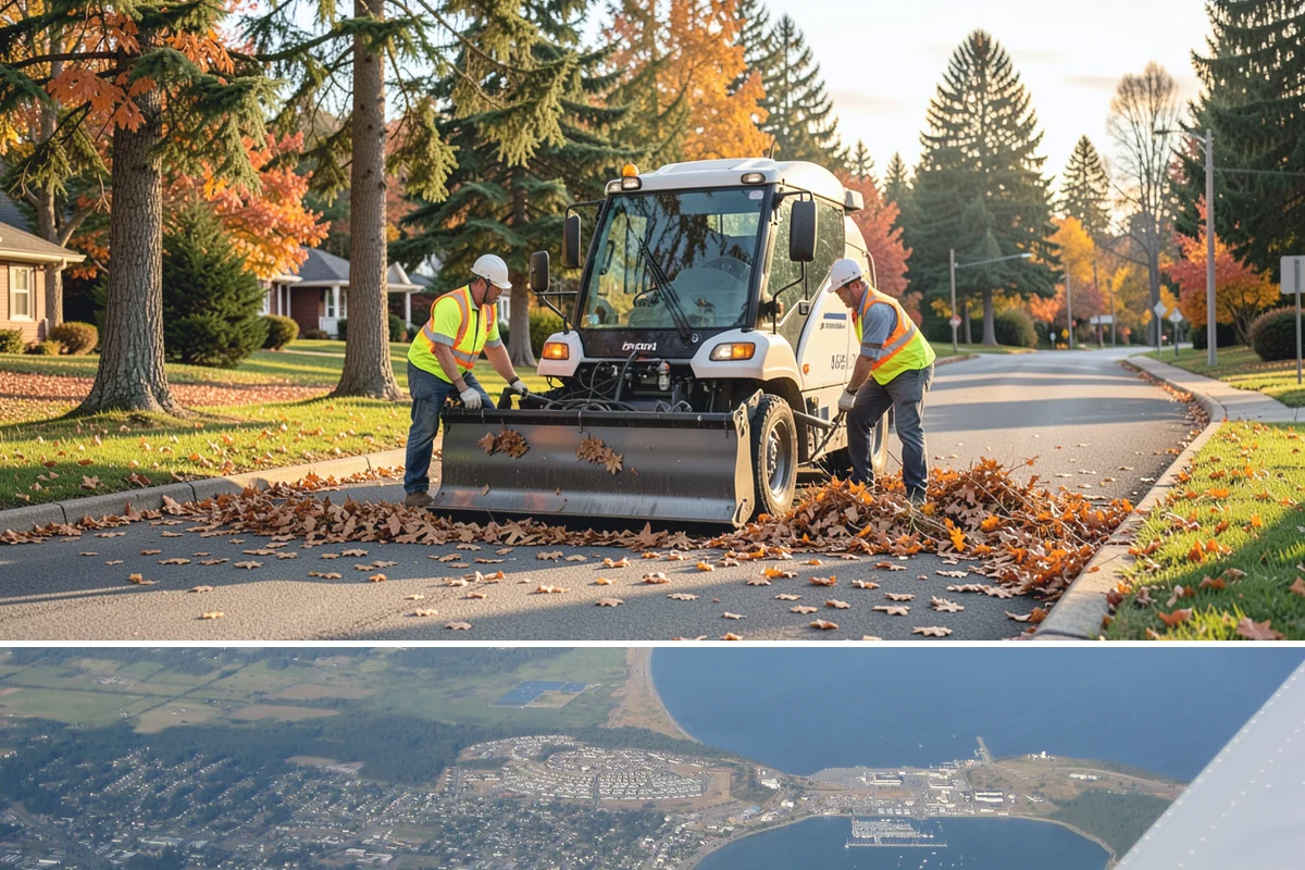Aerial Lift Services in Oak Harbor, Island County, WA - Elevated tree and lighting work is scheduled around wind conditions, which limit safe lift operation during storms.