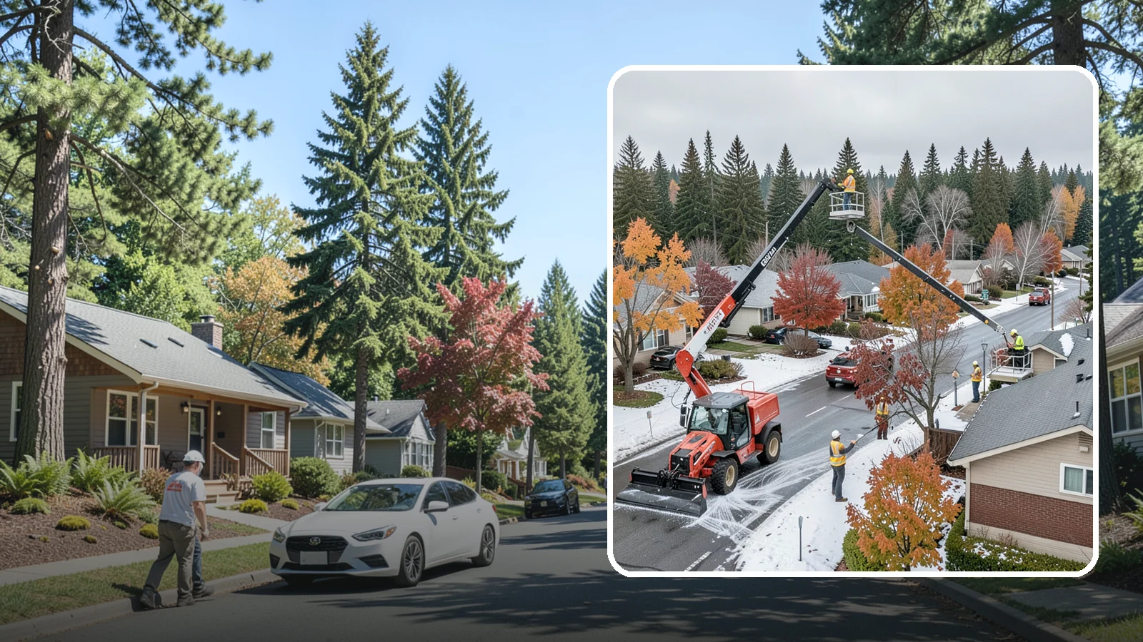 Aerial Lift Services in Orting, Pierce County, WA - Certified bucket-truck and aerial lift crews for elevated work on trees, lights, and structures.