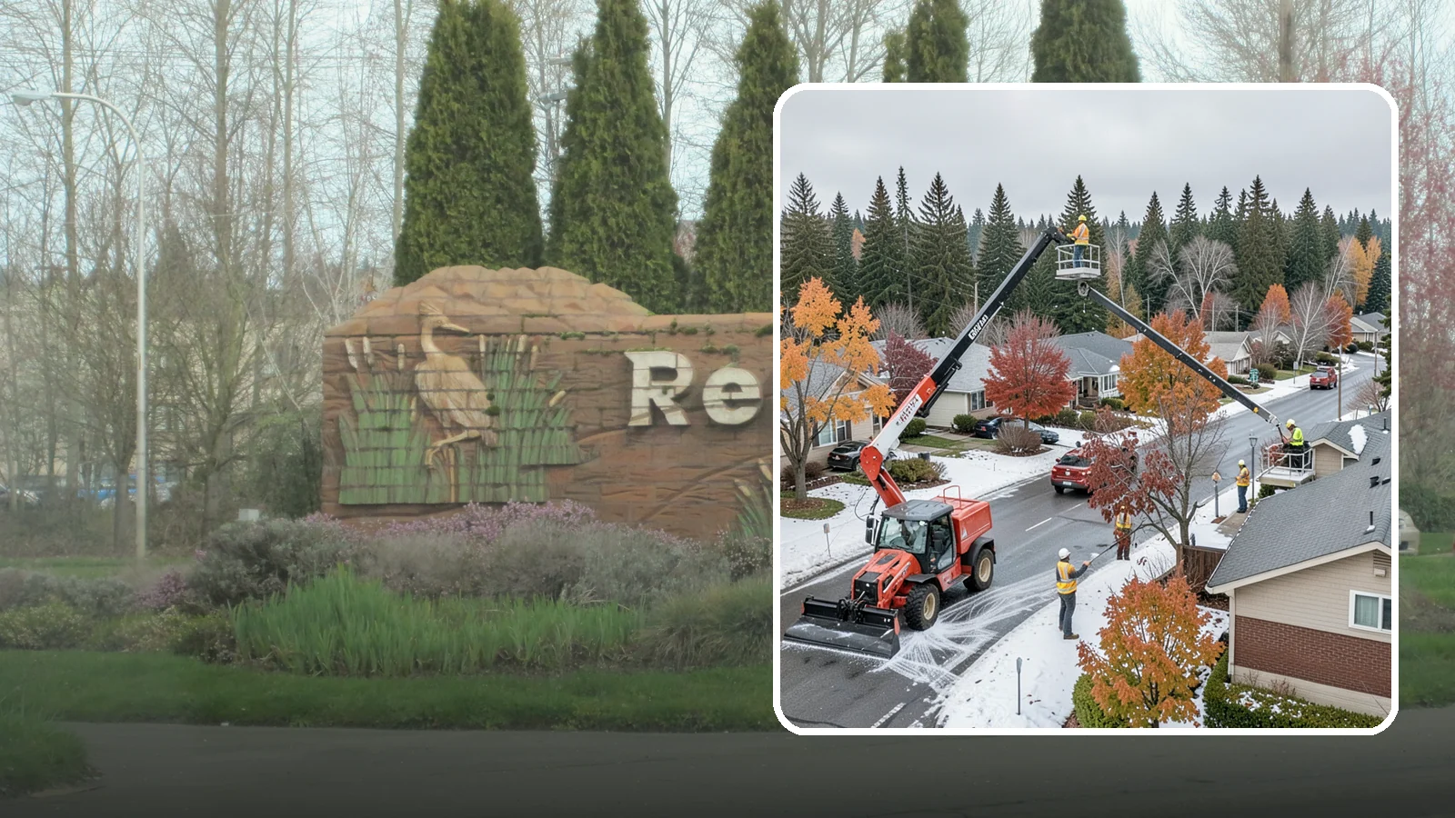 Aerial Lift Services in Renton, King County, WA - Certified bucket-truck and aerial lift crews for elevated work on trees, lights, and structures.