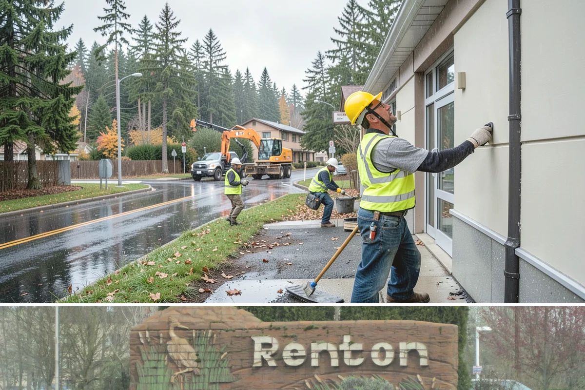Aerial Lift Services in Renton, King County, WA - Elevated tree and lighting work is scheduled around wind conditions, which limit safe lift operation during storms.