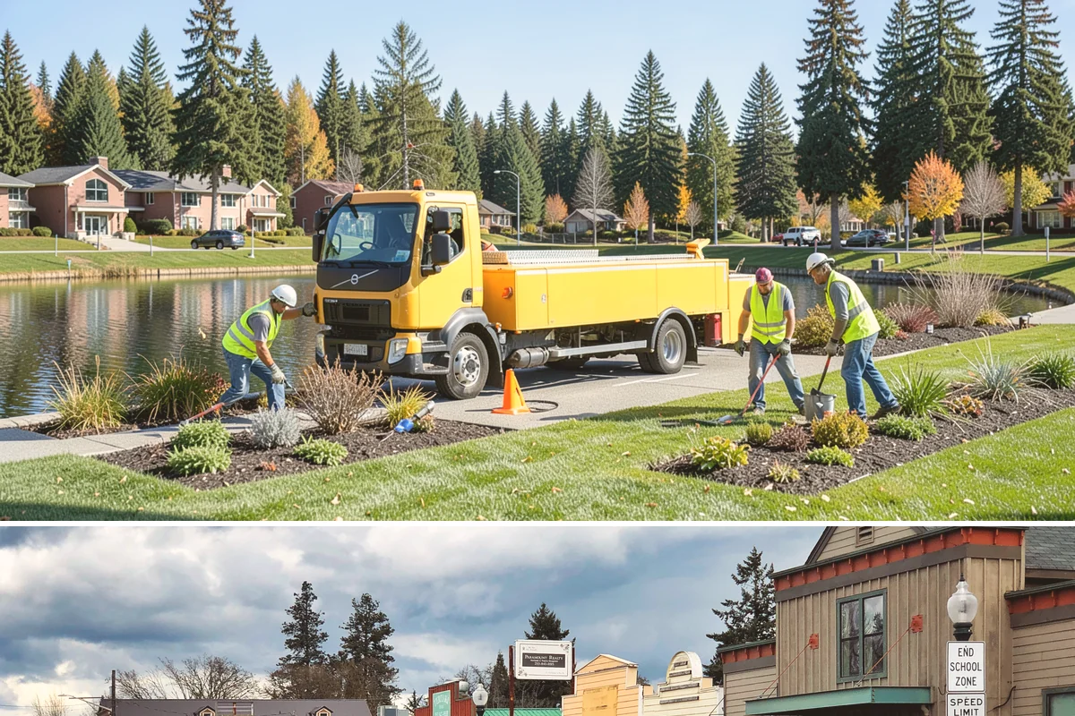 Aerial Lift Services in Roy, Pierce County, WA - Elevated tree and lighting work is scheduled around wind conditions, which limit safe lift operation during storms.
