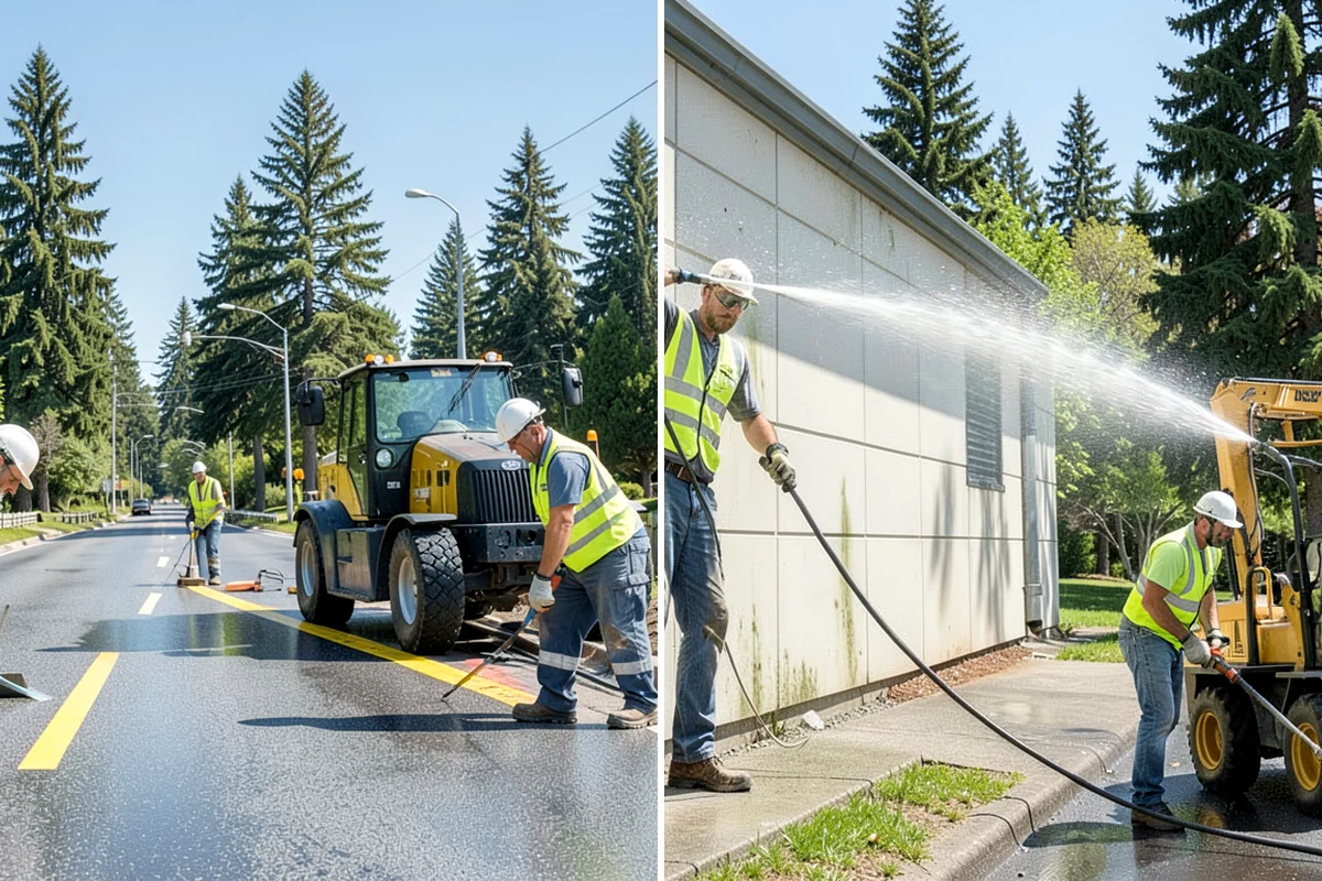 Aerial Lift Services in Shoreline, King County, WA - Assess the work height and access
