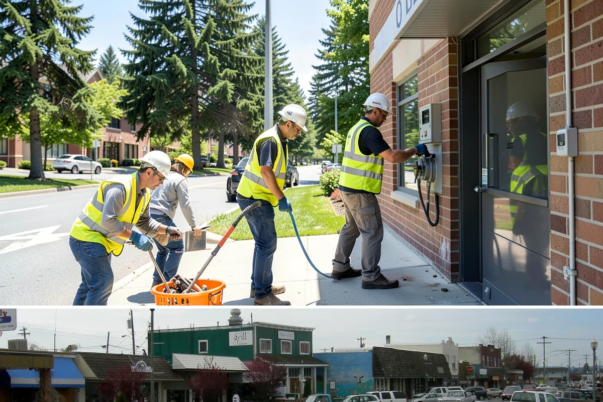 Aerial Lift Services in Stanwood, Snohomish County, WA - Elevated tree and lighting work is scheduled around wind conditions, which limit safe lift operation during storms.