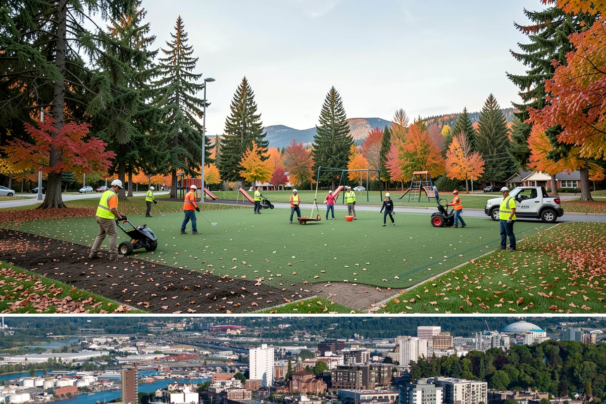 Aerial Lift Services in Tacoma, Pierce County, WA - Elevated tree and lighting work is scheduled around wind conditions, which limit safe lift operation during storms.