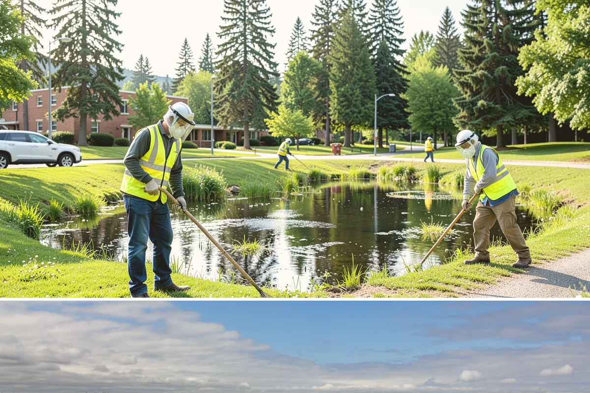 Aerial Lift Services in University Place, Pierce County, WA - Elevated tree and lighting work is scheduled around wind conditions, which limit safe lift operation during storms.