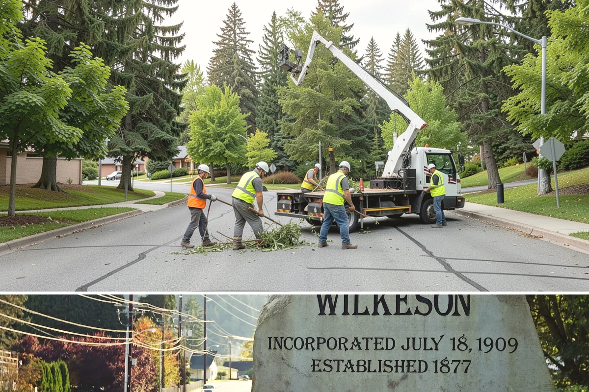 Aerial Lift Services in Wilkeson, Pierce County, WA - Elevated tree and lighting work is scheduled around wind conditions, which limit safe lift operation during storms.