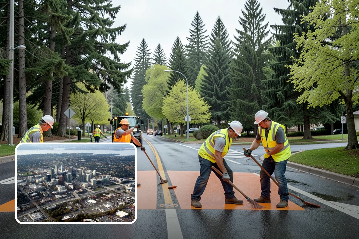 Anti-Graffiti Coating in Bellevue, King County, WA - Dramatically faster future removals with no repainting