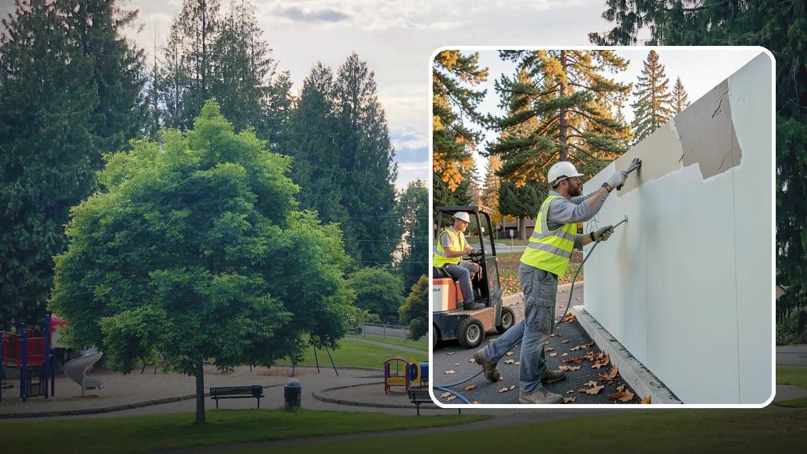 Anti-Graffiti Coating in Bonney Lake, Pierce County, WA - Application of protective sacrificial or permanent coatings so future tags wipe away without resurfacing.