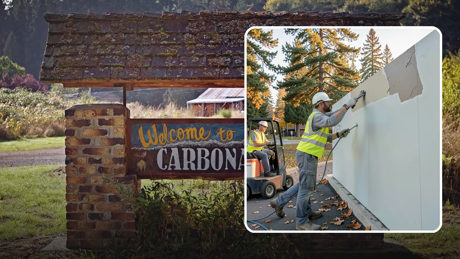 Anti-Graffiti Coating in Carbonado, Pierce County, WA - Application of protective sacrificial or permanent coatings so future tags wipe away without resurfacing.