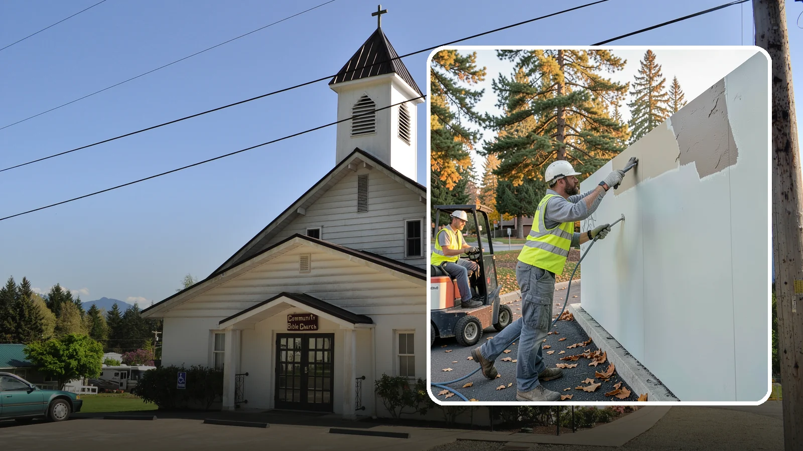 Anti-Graffiti Coating in Concrete, Skagit County, WA - Application of protective sacrificial or permanent coatings so future tags wipe away without resurfacing.
