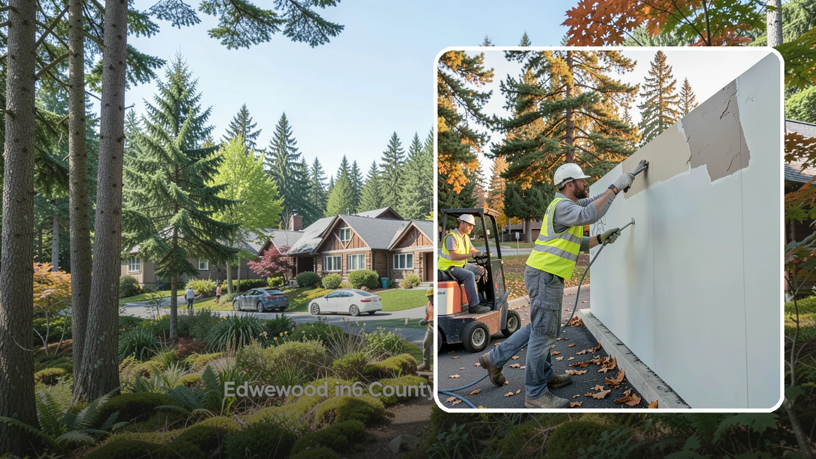 Anti-Graffiti Coating in Edgewood, Pierce County, WA - Application of protective sacrificial or permanent coatings so future tags wipe away without resurfacing.