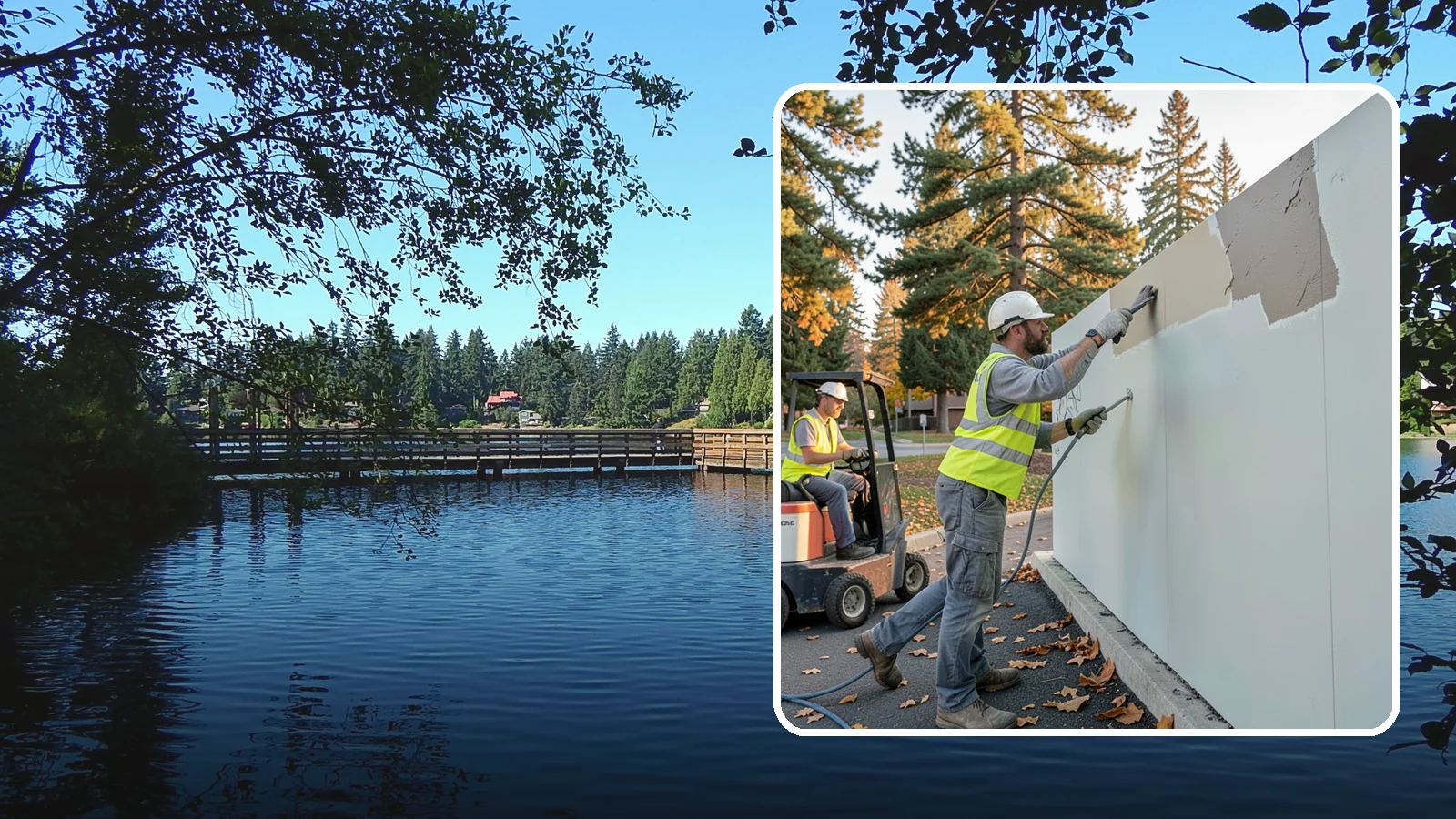 Anti-Graffiti Coating in Federal Way, King County, WA - Application of protective sacrificial or permanent coatings so future tags wipe away without resurfacing.