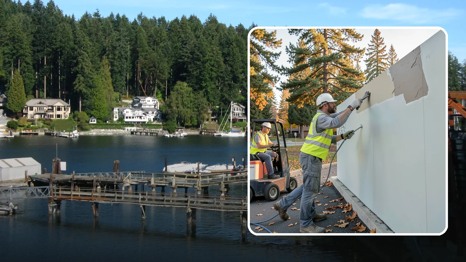Anti-Graffiti Coating in Gig Harbor, Pierce County, WA - Application of protective sacrificial or permanent coatings so future tags wipe away without resurfacing.