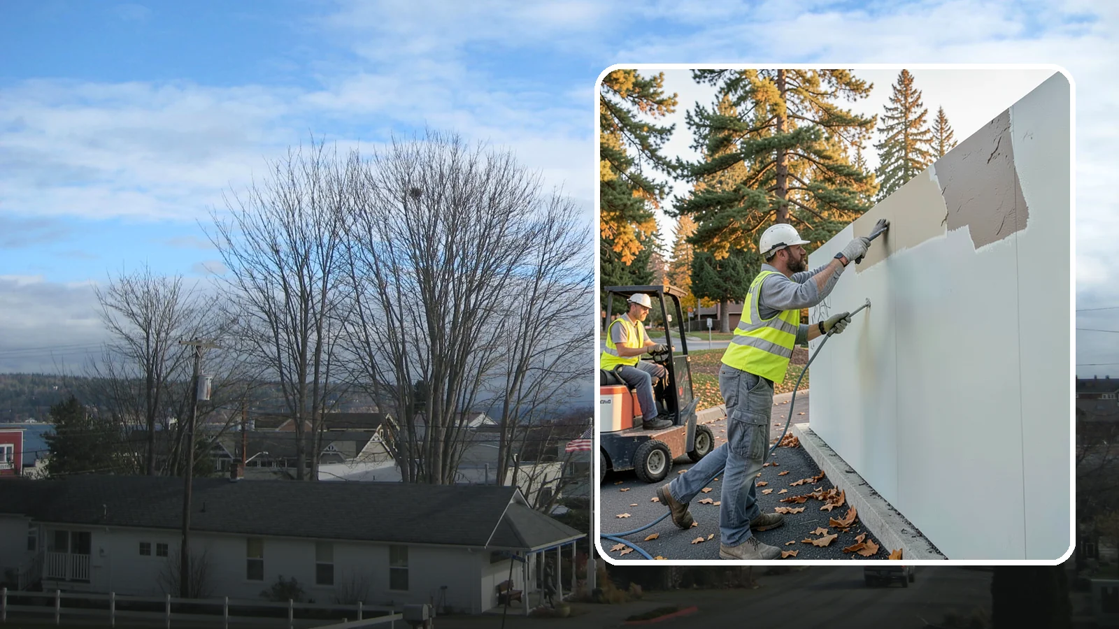 Anti-Graffiti Coating in Langley, Island County, WA - Application of protective sacrificial or permanent coatings so future tags wipe away without resurfacing.