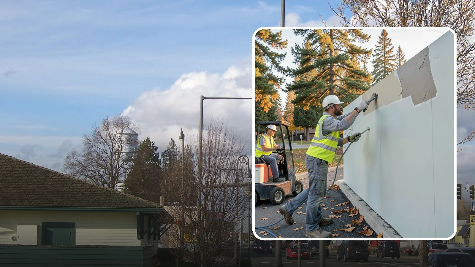 Anti-Graffiti Coating in Marysville, Snohomish County, WA - Application of protective sacrificial or permanent coatings so future tags wipe away without resurfacing.
