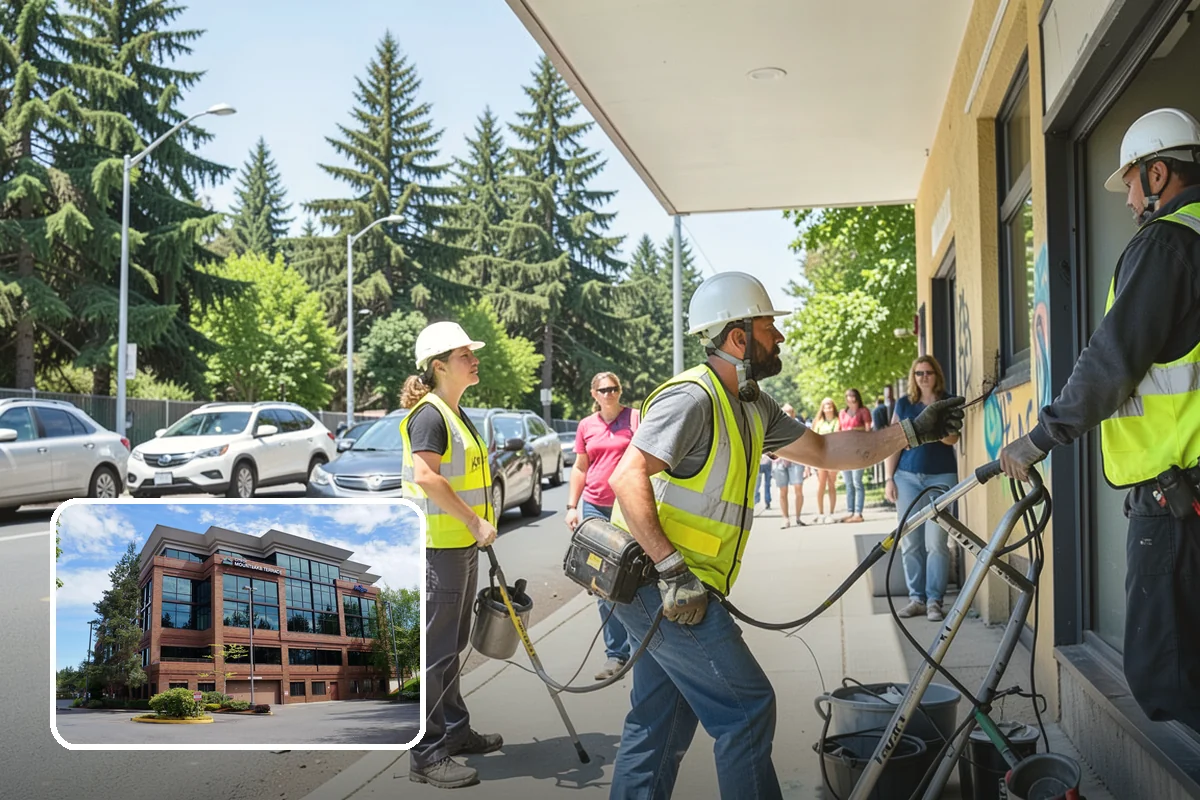 Anti-Graffiti Coating in Mountlake Terrace, Snohomish County, WA - Dramatically faster future removals with no repainting