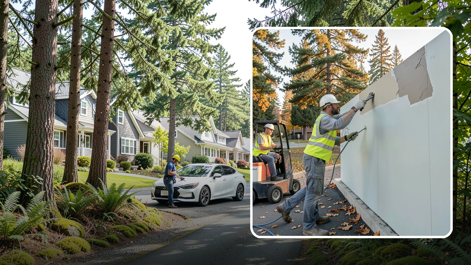 Anti-Graffiti Coating in Normandy Park, King County, WA - Application of protective sacrificial or permanent coatings so future tags wipe away without resurfacing.