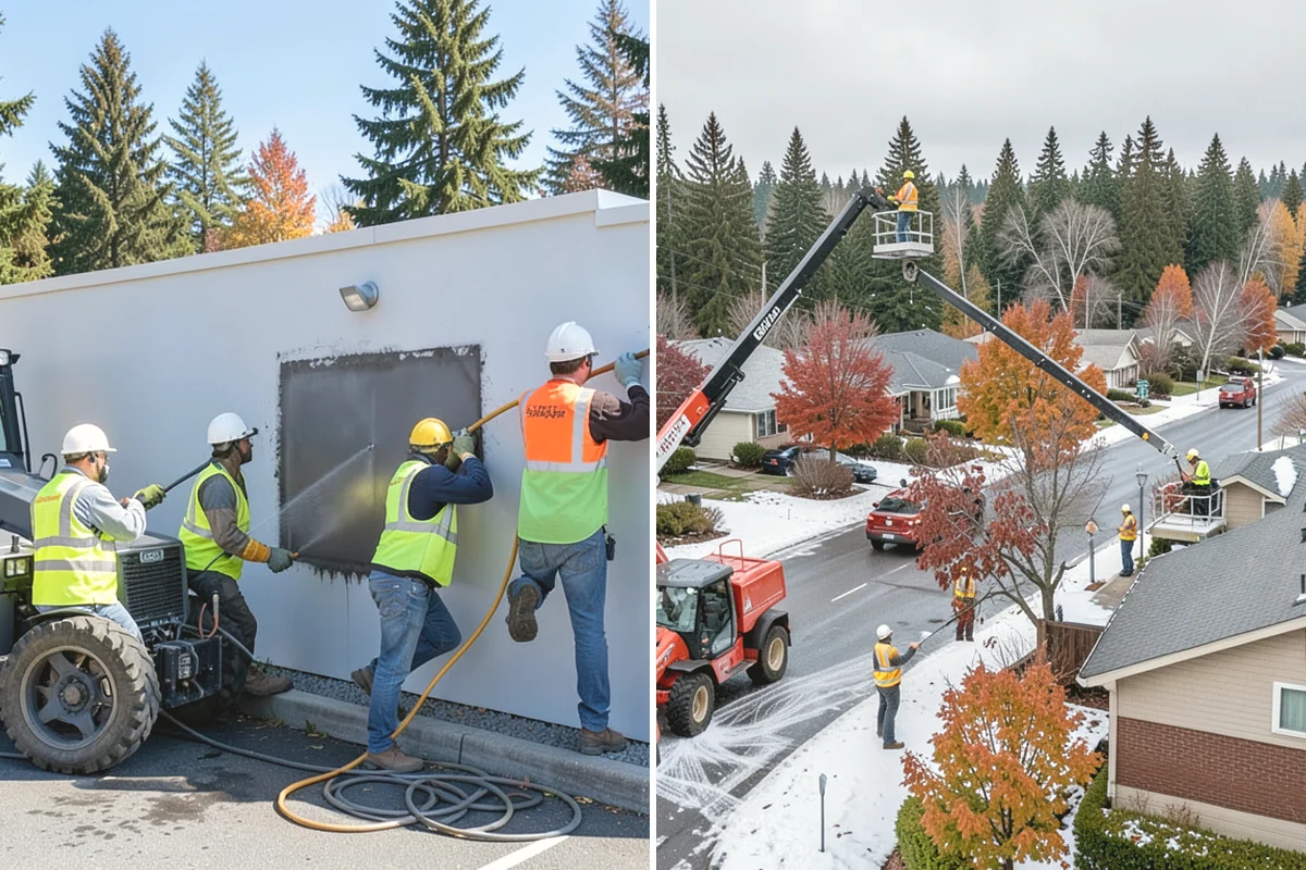 Anti-Graffiti Coating in Oak Harbor, Island County, WA - Survey targeted surfaces and test substrate moisture and porosity
