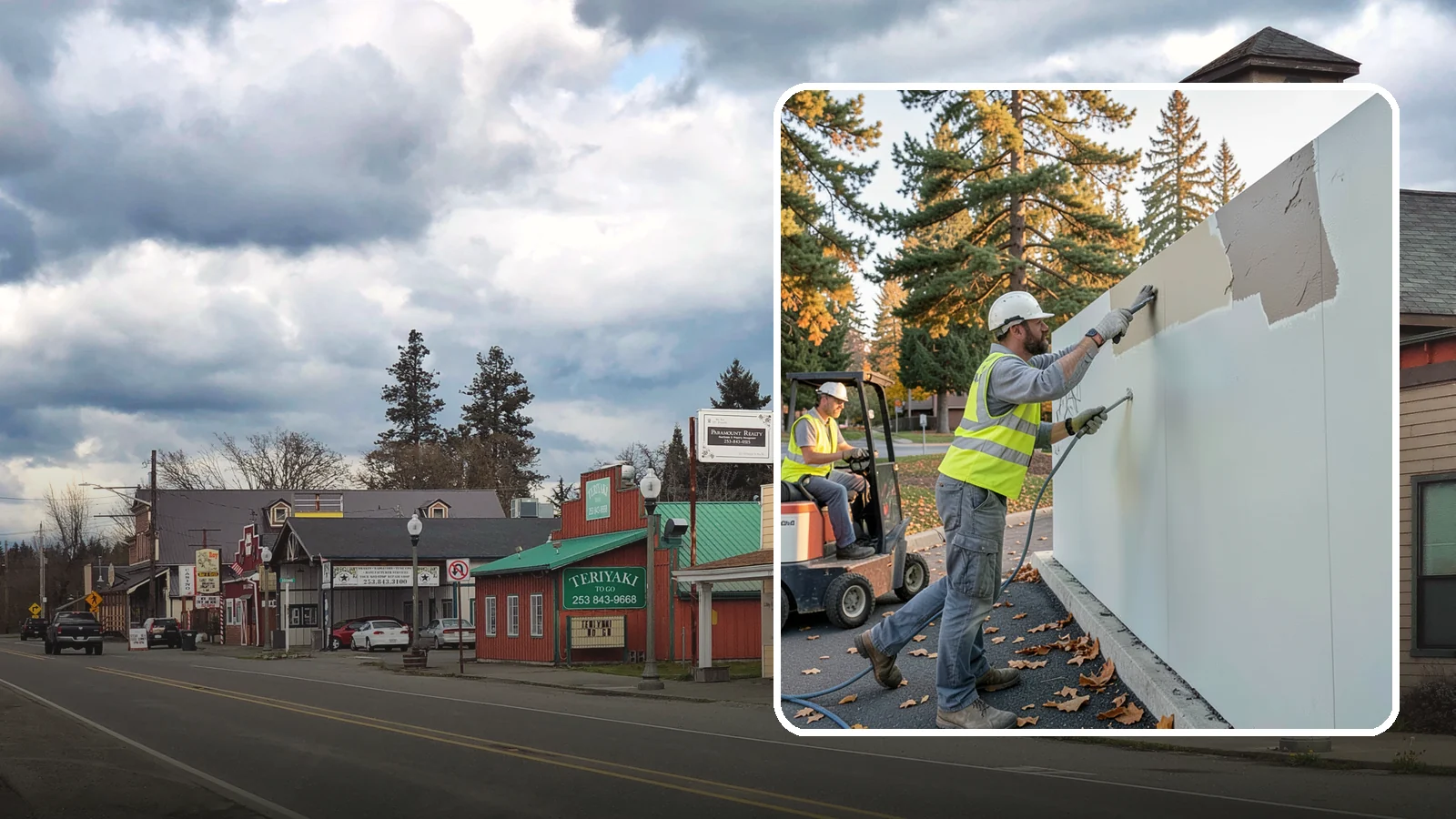 Anti-Graffiti Coating in Roy, Pierce County, WA - Application of protective sacrificial or permanent coatings so future tags wipe away without resurfacing.