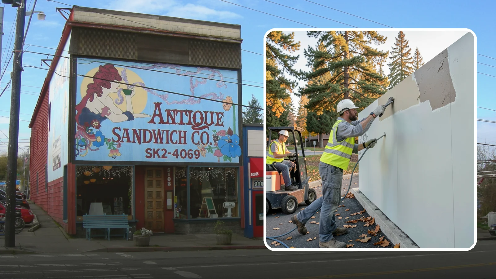Anti-Graffiti Coating in Ruston, Pierce County, WA - Application of protective sacrificial or permanent coatings so future tags wipe away without resurfacing.