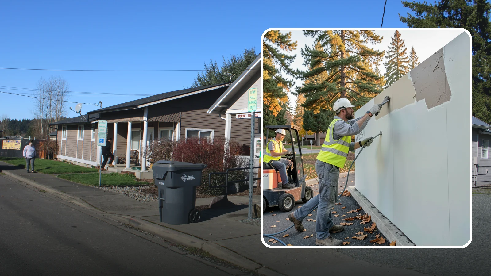 Anti-Graffiti Coating in South Prairie, Pierce County, WA - Application of protective sacrificial or permanent coatings so future tags wipe away without resurfacing.
