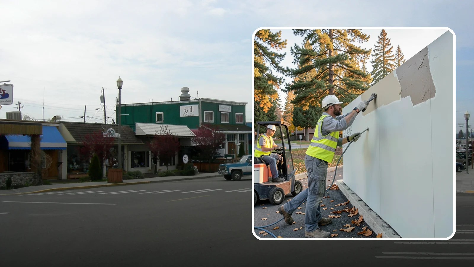 Anti-Graffiti Coating in Stanwood, Snohomish County, WA - Application of protective sacrificial or permanent coatings so future tags wipe away without resurfacing.
