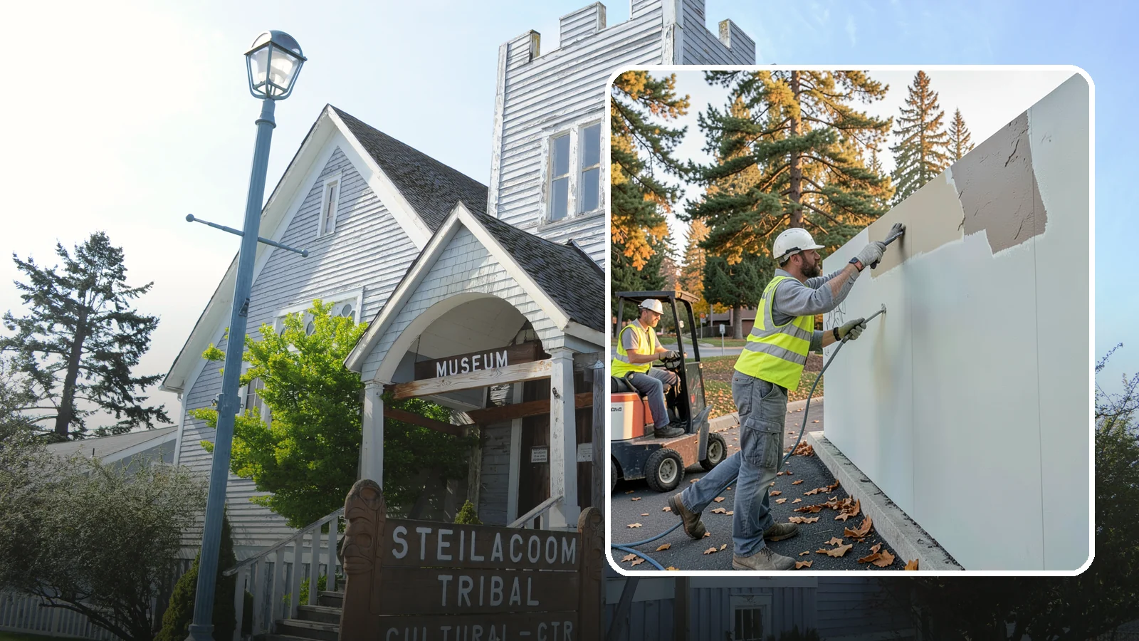 Anti-Graffiti Coating in Steilacoom, Pierce County, WA - Application of protective sacrificial or permanent coatings so future tags wipe away without resurfacing.