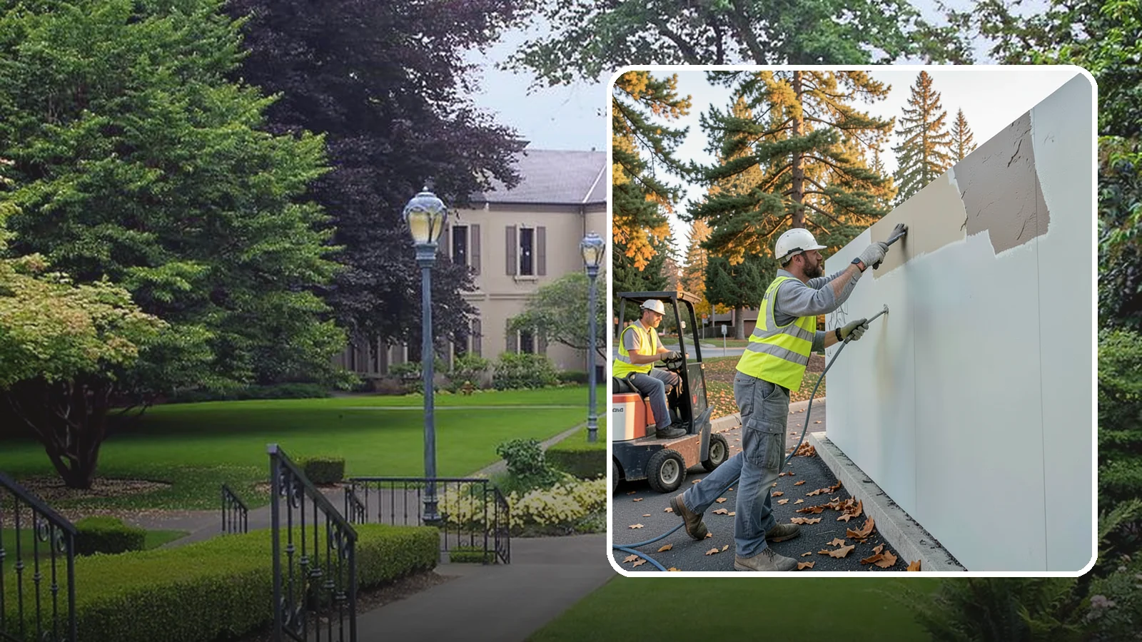 Anti-Graffiti Coating in Woodinville, King County, WA - Application of protective sacrificial or permanent coatings so future tags wipe away without resurfacing.