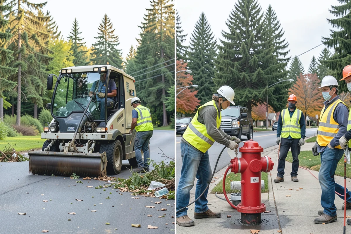 Anti-Icing Brine Application in Auburn, King County, WA - Monitor the forecast and pavement temperatures