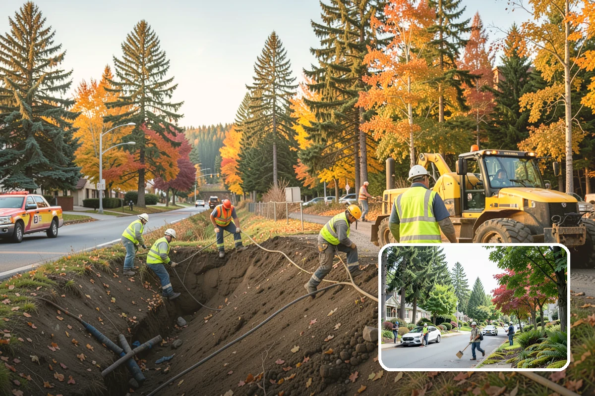 Anti-Icing Brine Application in Beaux Arts Village, King County, WA - Prevents ice from bonding to pavement