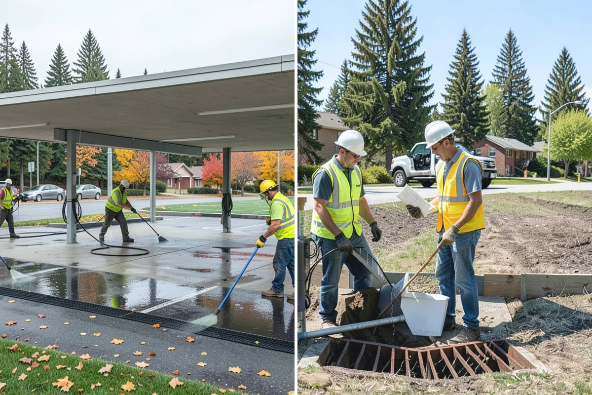 Anti-Icing Brine Application in Beaux Arts Village, King County, WA - Monitor the forecast and pavement temperatures