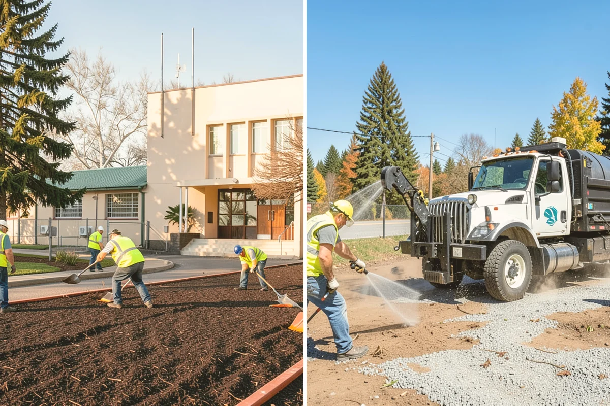 Anti-Icing Brine Application in Bellevue, King County, WA - Monitor the forecast and pavement temperatures