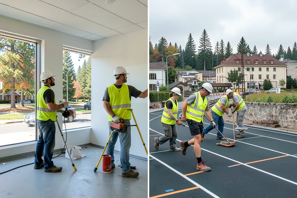Anti-Icing Brine Application in Concrete, Skagit County, WA - Monitor the forecast and pavement temperatures