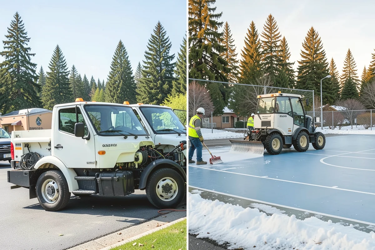 Anti-Icing Brine Application in Covington, King County, WA - Monitor the forecast and pavement temperatures