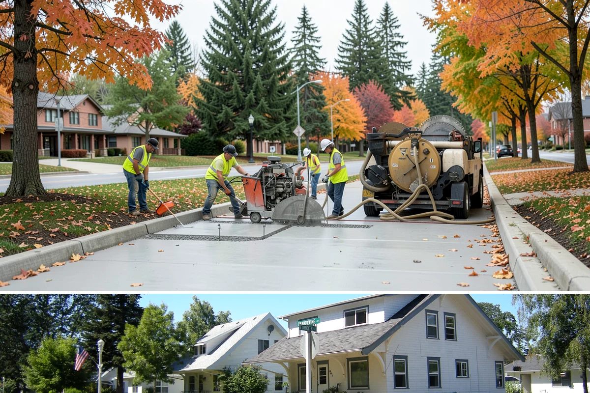 Anti-Icing Brine Application in DuPont, Pierce County, WA - Applied ahead of forecasted freeze/snow events through the winter season.