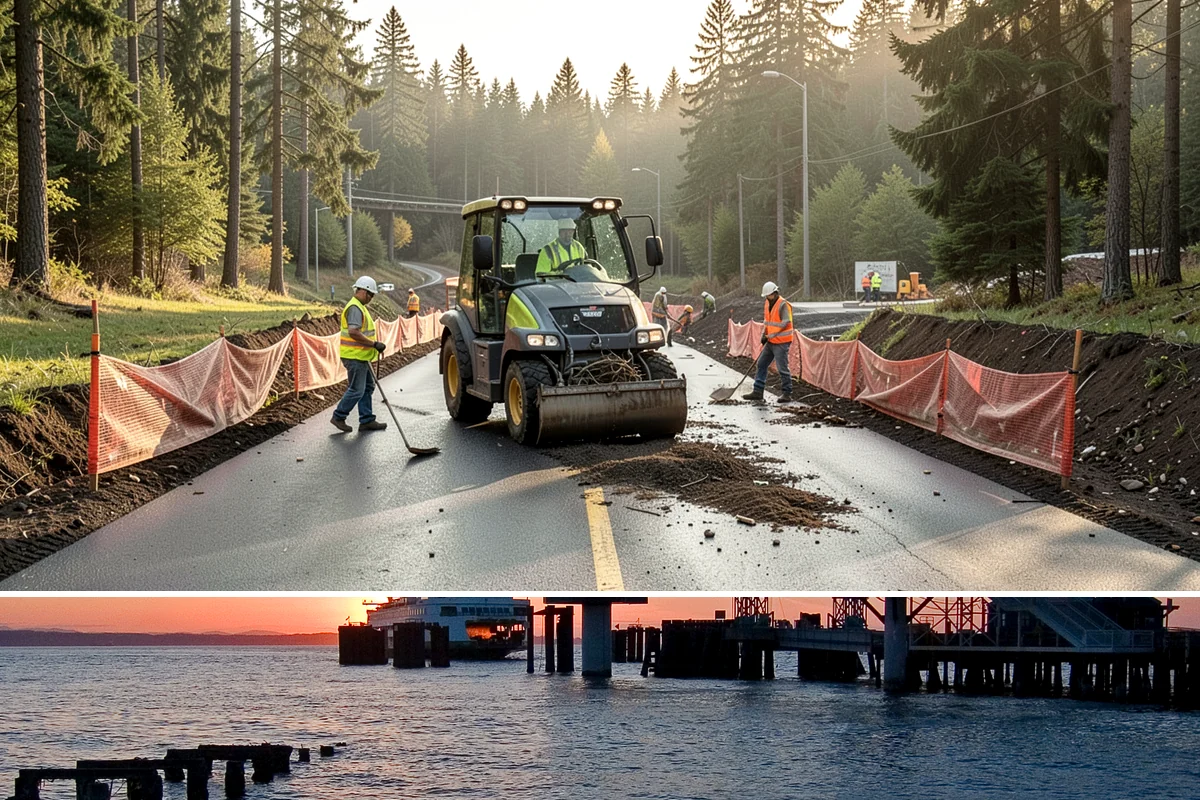 Anti-Icing Brine Application in Edmonds, Snohomish County, WA - Applied ahead of forecasted freeze/snow events through the winter season.