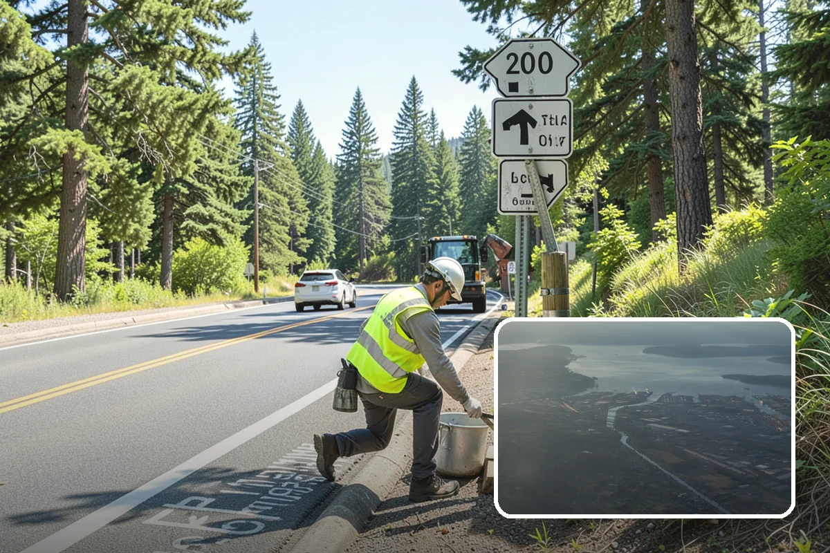 Anti-Icing Brine Application in Fife, Pierce County, WA - Prevents ice from bonding to pavement
