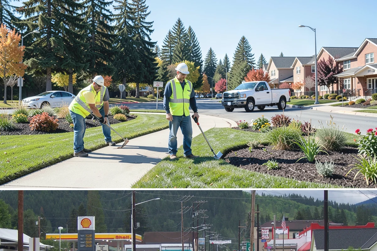 Anti-Icing Brine Application in Granite Falls, Snohomish County, WA - Applied ahead of forecasted freeze/snow events through the winter season.