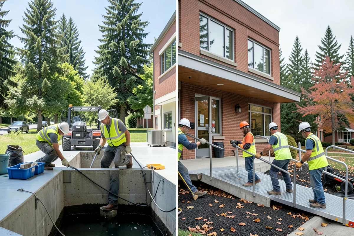 Anti-Icing Brine Application in Hunts Point, King County, WA - Monitor the forecast and pavement temperatures